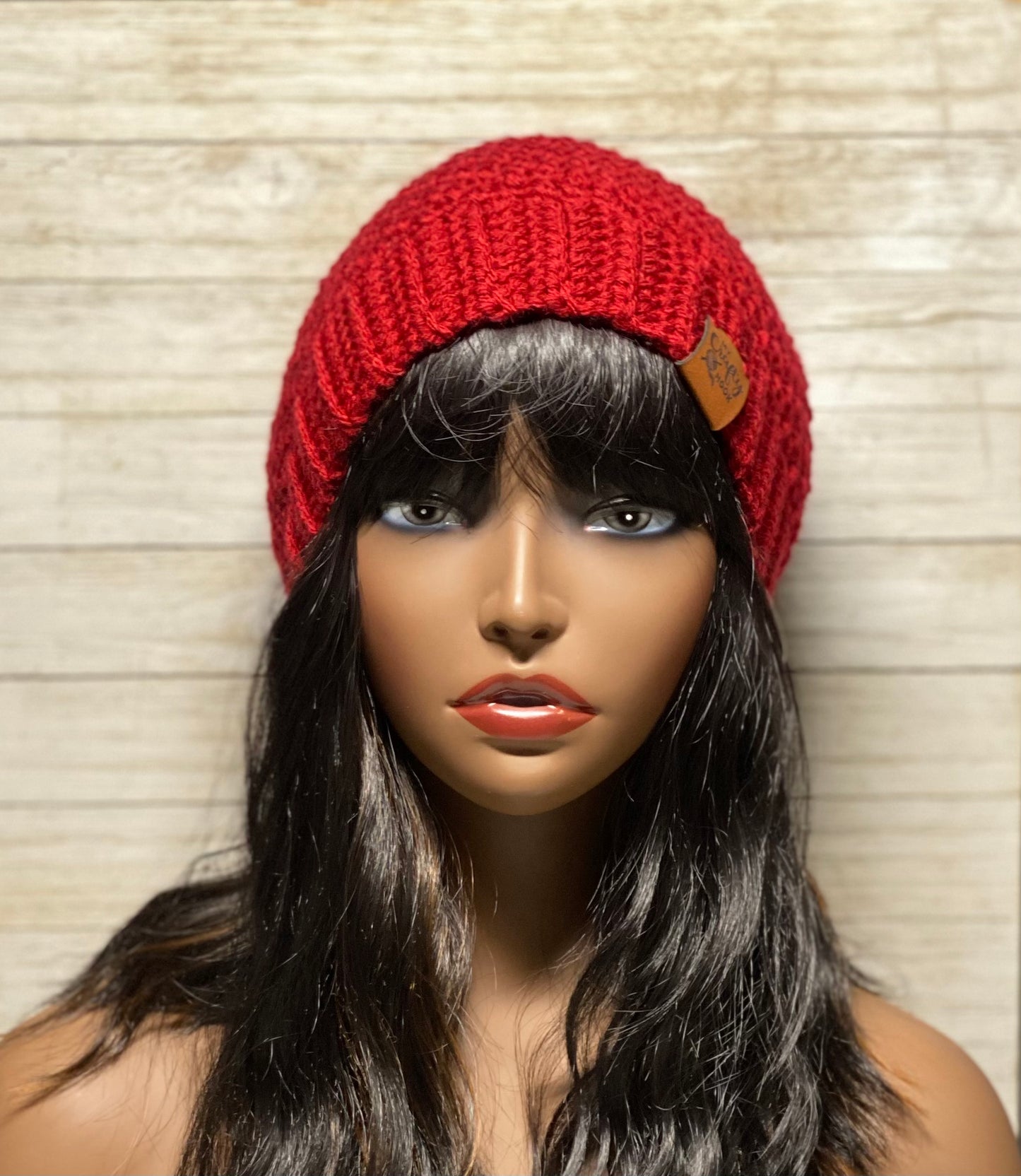 Crochet Textured Slouchy Hat