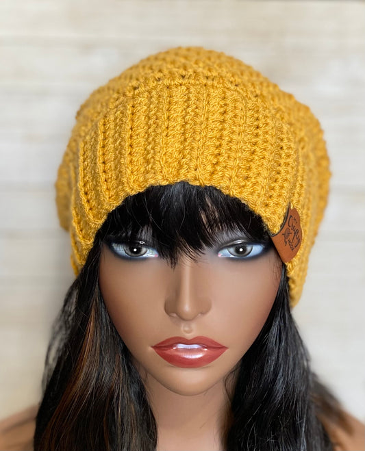 Crocheted Oversized Slouchy Hat