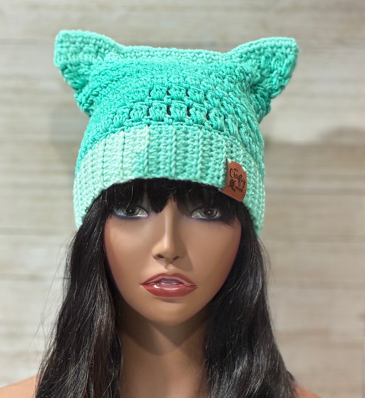 Crochet Cat Ear Beanie