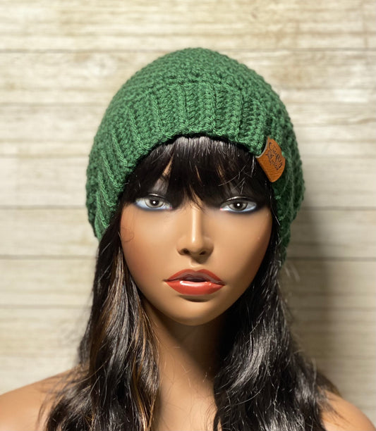 Crochet Textured Slouchy Hat