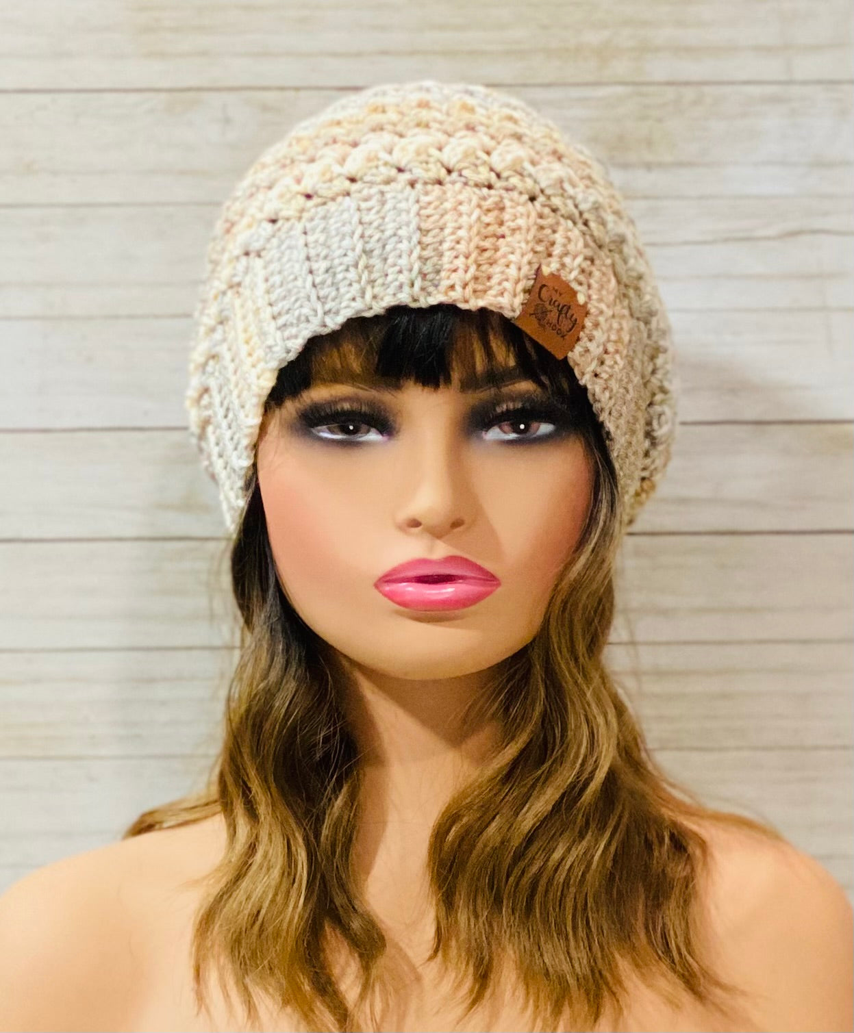 Crochet Beanie Hat with Pom-Pom