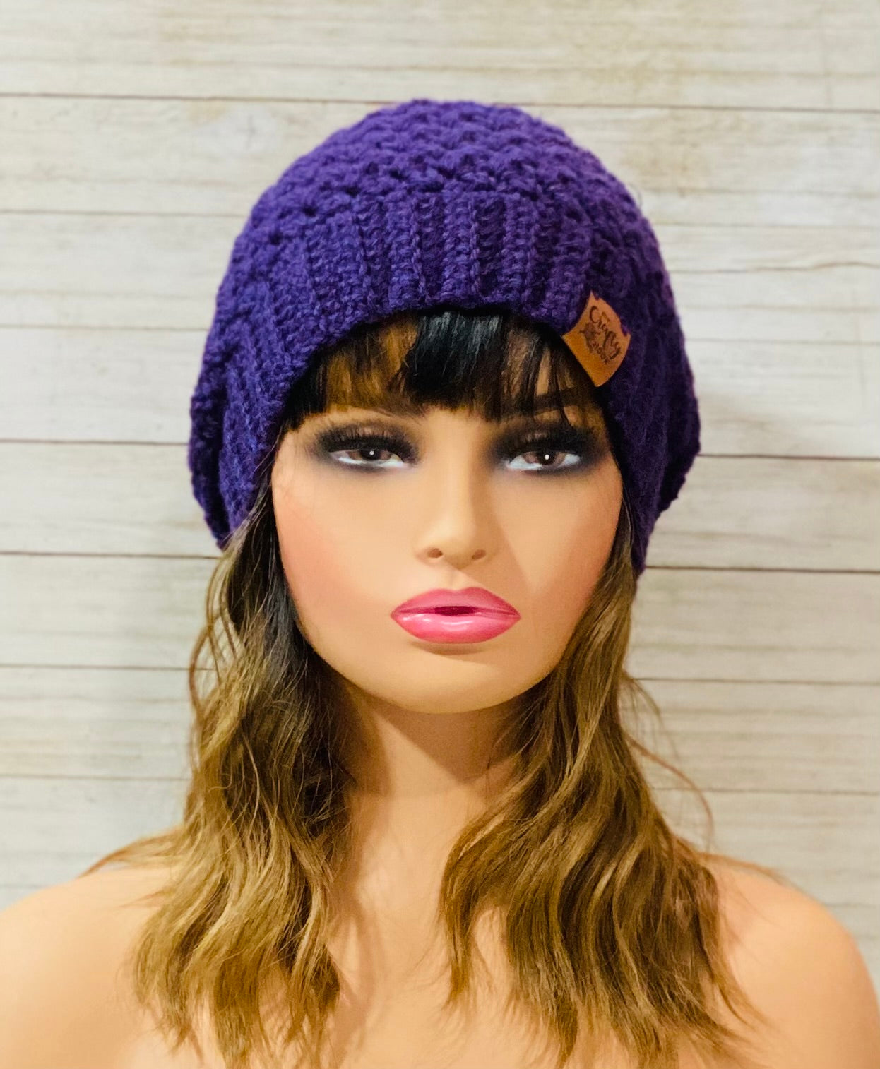 Crochet Beanie Hat with Pom-Pom