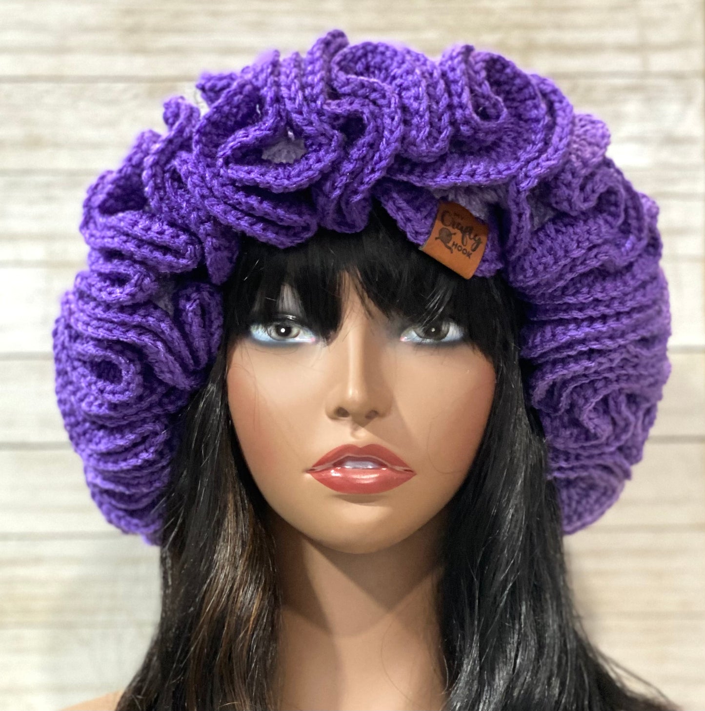 Crochet Ruffle Hat