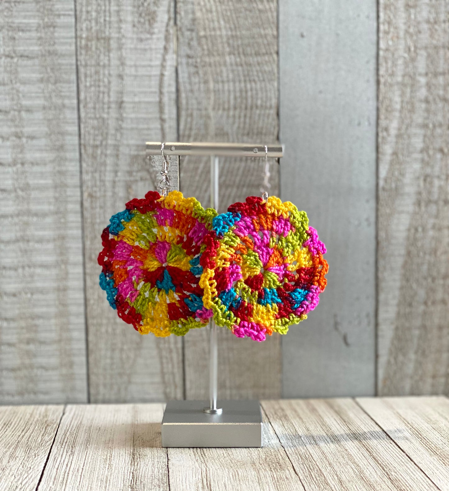 Crochet Dangle Earrings