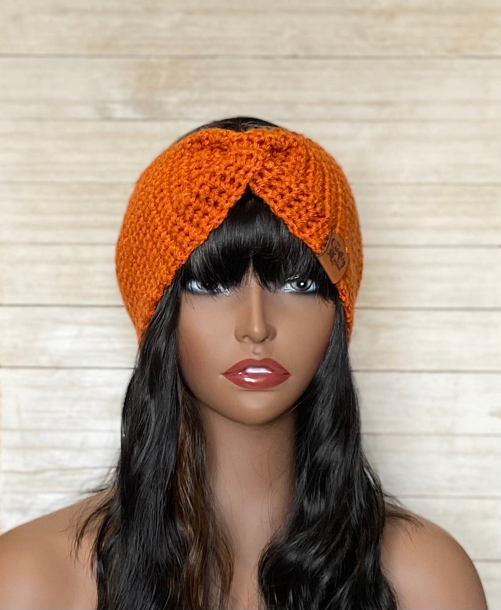 Crochet Twisted Ear Warmer